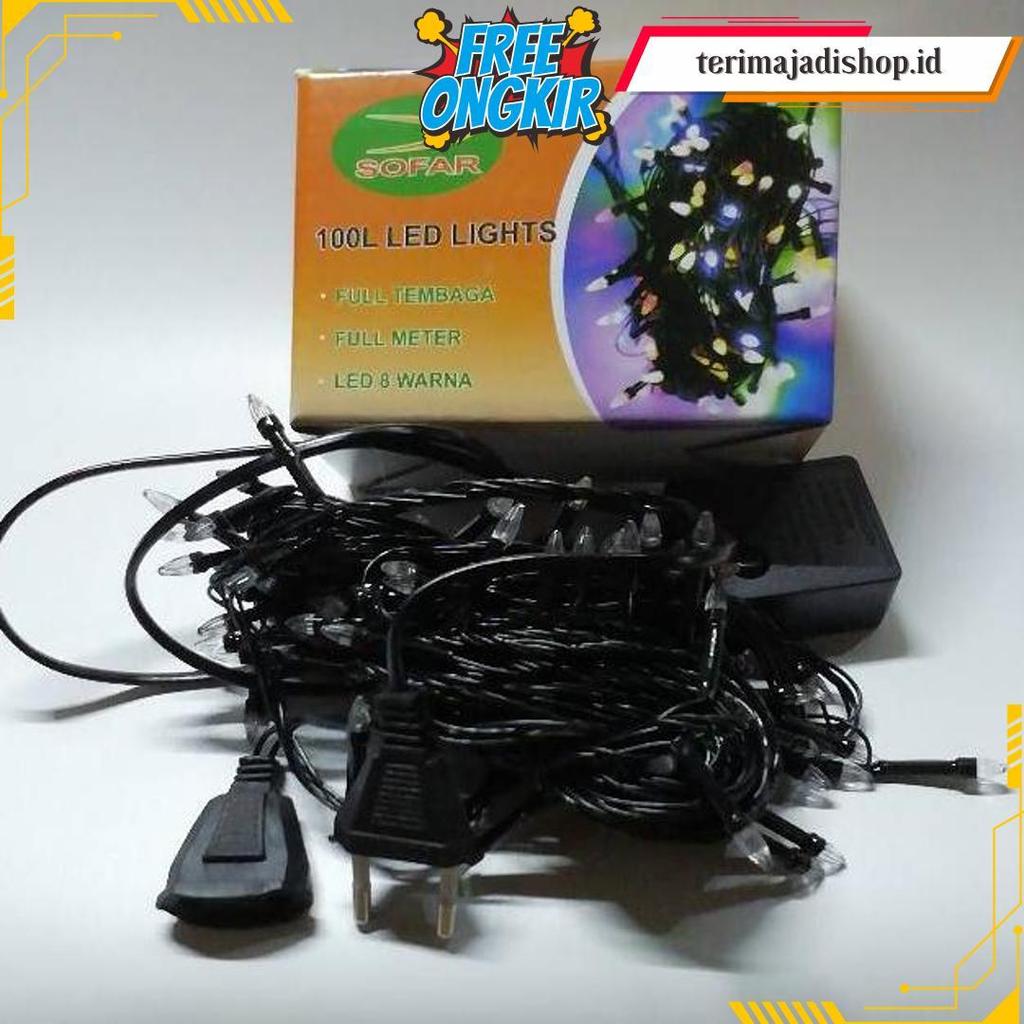 Lampu Tumblr / Lampu Natal Led Rainbow / Tumblr Light / Tumblr Led 8 Warna Sf-100 Bisa Cod