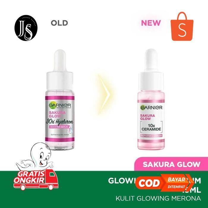 aw-96 Garnier Sakura Glow Hyaluron Series | Serum | Cream | Foam | Essence | TnT Beauty Shop Hemat