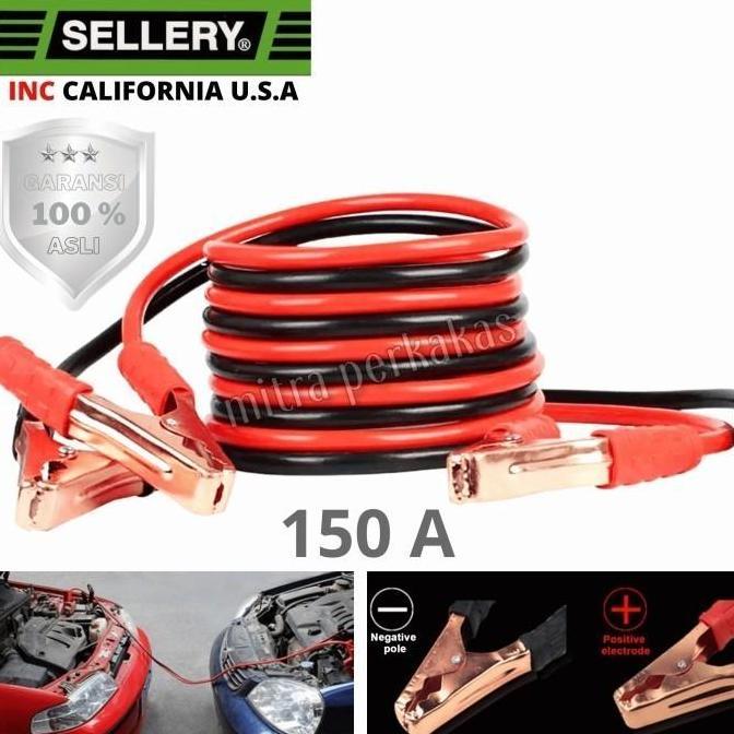 Promo Kabel Jumper Aki Mobil / Alat Jumper Aki 150 Amper Sellery U.S.A. COD