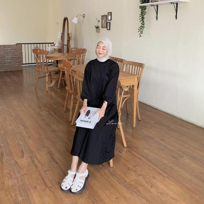 Sovia Oneset Rok Bahan Kaos Cotton Combed By Lanre Setelan Lucu Katun Simple Muslim Cantik  Baju Pan
