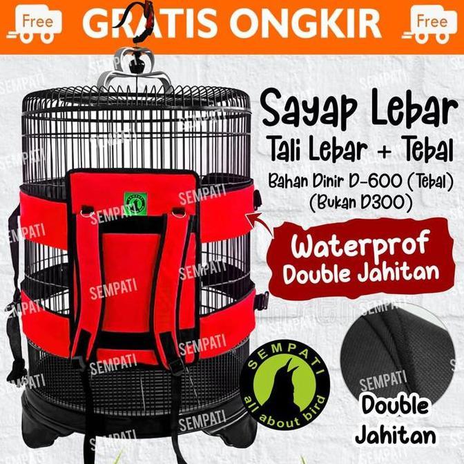 BEBAS ONGKIR - Tas Sangkar Murai Batu Sayap LEBAR DNR Sempati Sangkar Burung Murai