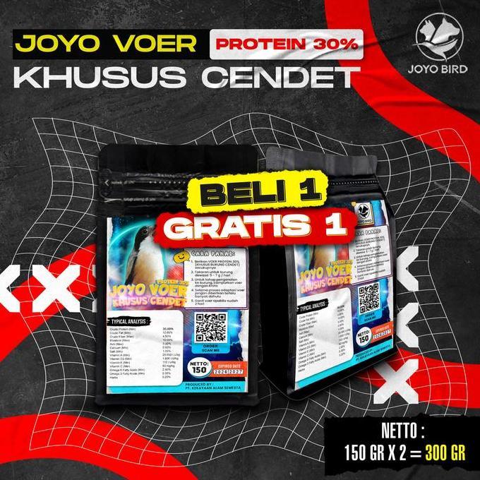 PROMO DISKON - BELI 1 GRATIS 1 MAKANAN BURUNG CENDET | VOER BURUNG CENDET | VOER HARIAN | VOER NUTRI