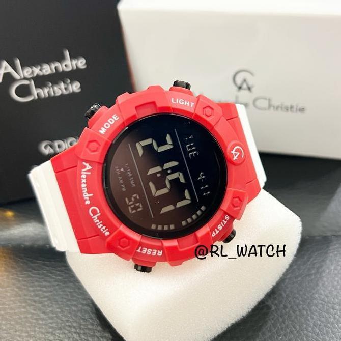 Jam Pria Alexandre Christie Ac9388 Digital Watches