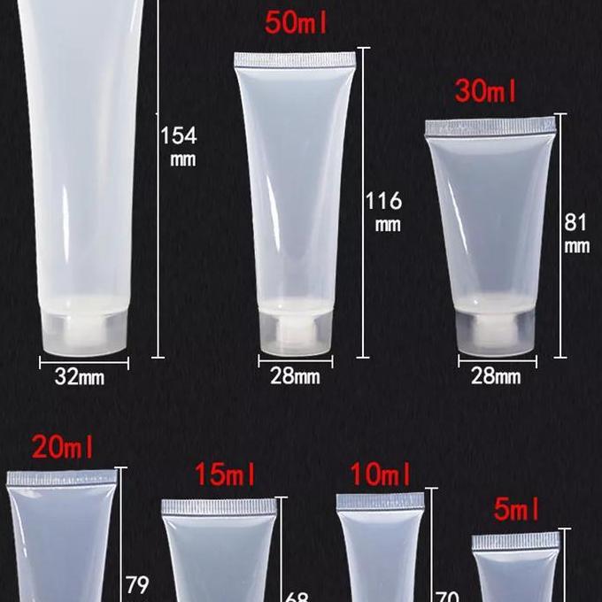 Tube Kosong Plastik Frosted Doff 5ml 10ml 15ml 20ml 30ml 50ml 100ml