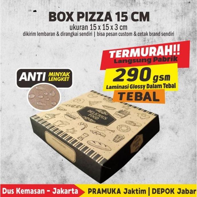 BOX PIZZA 15 KRAFT LAMINASI