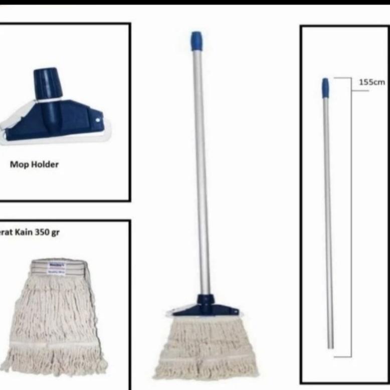 Alat Pel Lantai Jepit | Pel Lantai Gagang Besii | FLOOR MOP