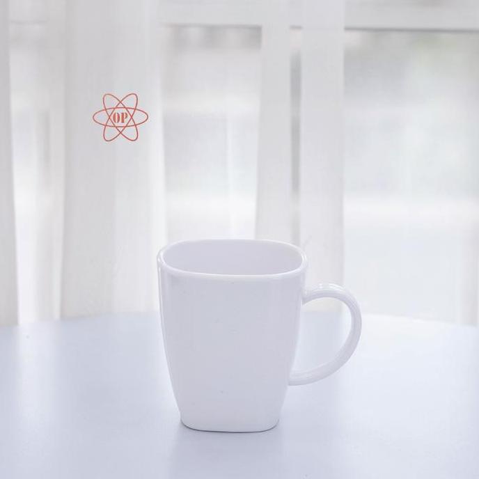 Cangkir Melamin CK-133 - 3pcs/6pcs - 300ml - Putih - Tebal & Tahan Panas - Minuman, Kopi, Kitchenwar