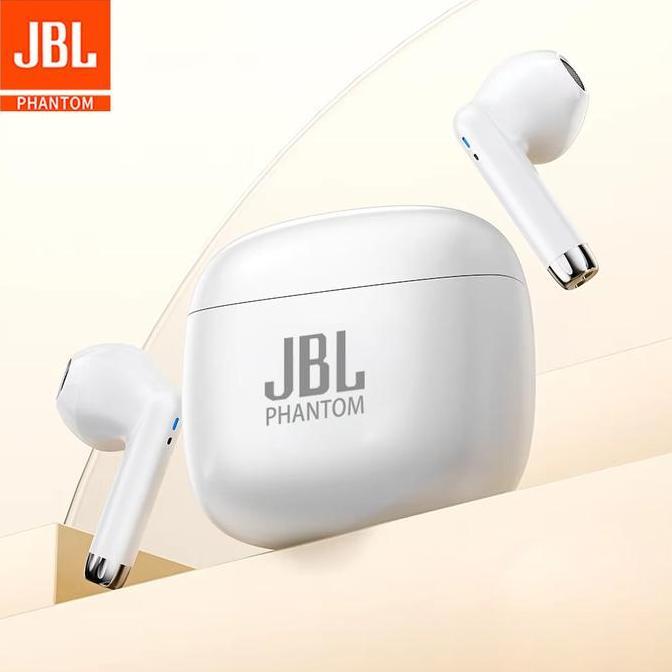 JBL Phantom TWS Earphone Nirkabel Bluetooth 5.3 Dual MIC Stereo Noise Reduction Bass HIFI Touch Cont