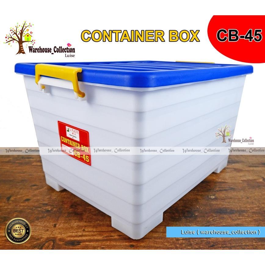 Container Box 16//27// & 45 Liter || Container Box Plastik Dengan Roda || Box Serbaguna (W&Co)