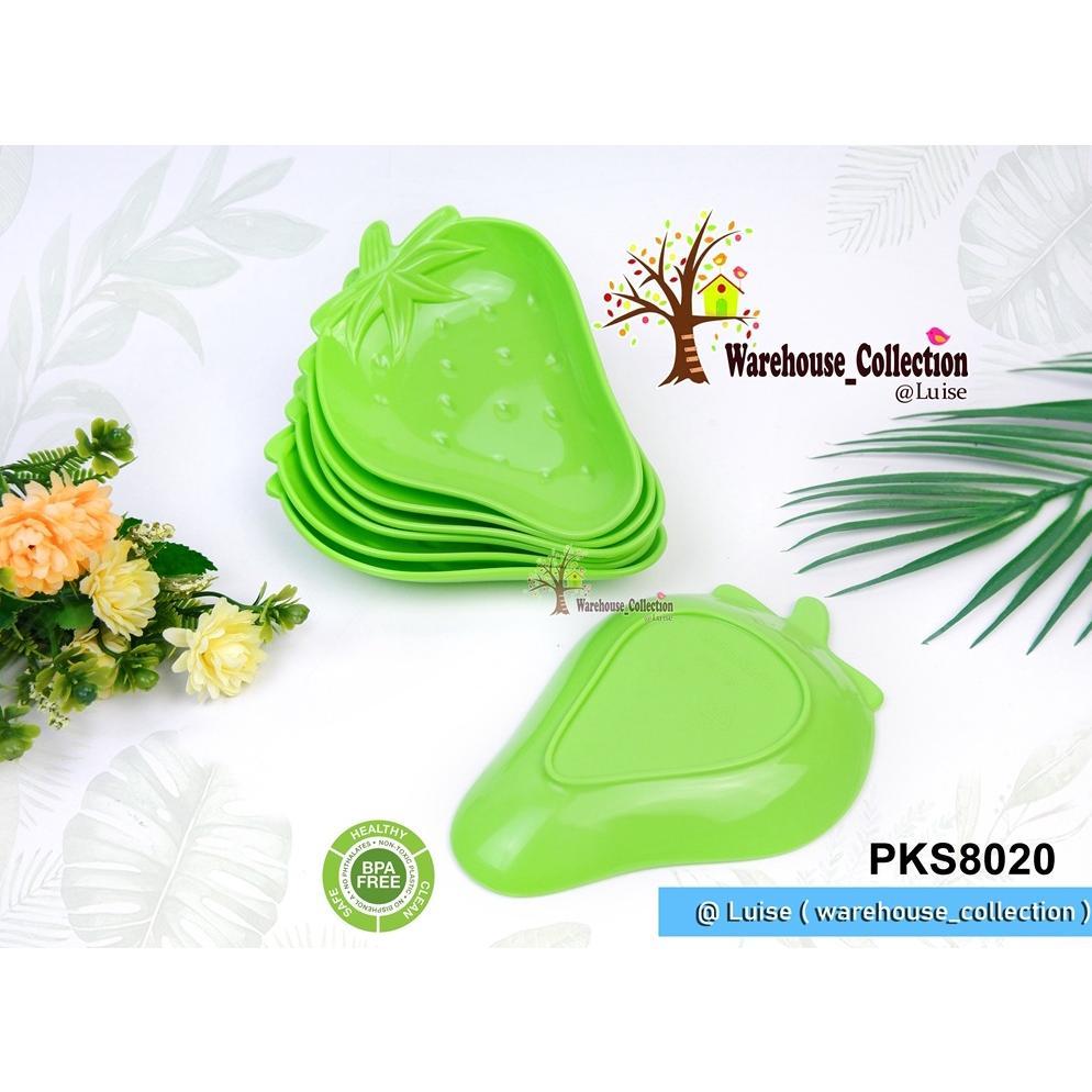 Dapat 3 Pcs Piring Plastik Lucu / Piring Kue Snack / Piring Dessert / Lepek Kacang (W&Co)