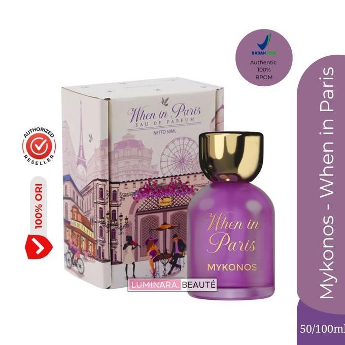 MYKONOS When In Paris Parfum Pengharum Badan My Konos Edp 50ML/100 ML