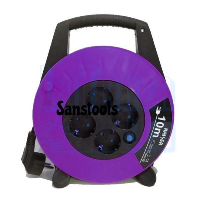 cable rol / kabel roll 10m kaiser gulungan kabel listrik 10 m original