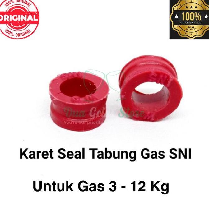 Karet Seal Gas Elpiji SNI Tebal Lentur 100% Karet Asli Untuk Tabung Gas 3kg 5.5kg 12kg Isi Satuan 10