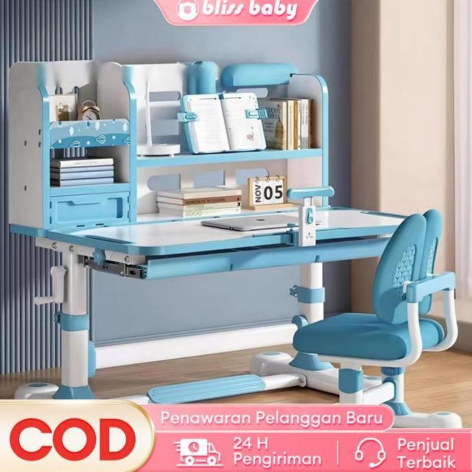 Meja Belajar Anak/Meja Belajar Minimalis/Meja Belajar Aesthetic