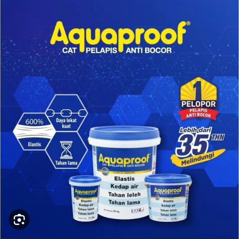 Galaxymarket - Cat Waterproofing Aquaproof 4 Kg 5 Kg Hanya Sebutan Cat Tembok Pelapis Anti Bocor Cat
