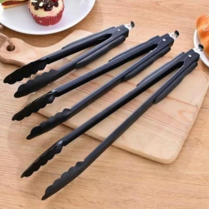 Capitan Makanan Stainless Steel Tebal / Pencapit Makanan