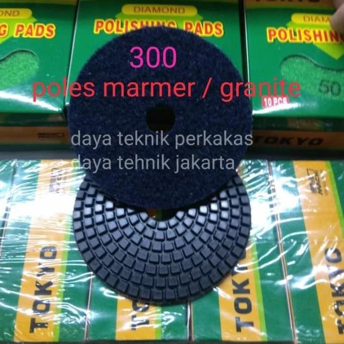 polishing pad 300 - diamond pad poles marmer - pad poles granite