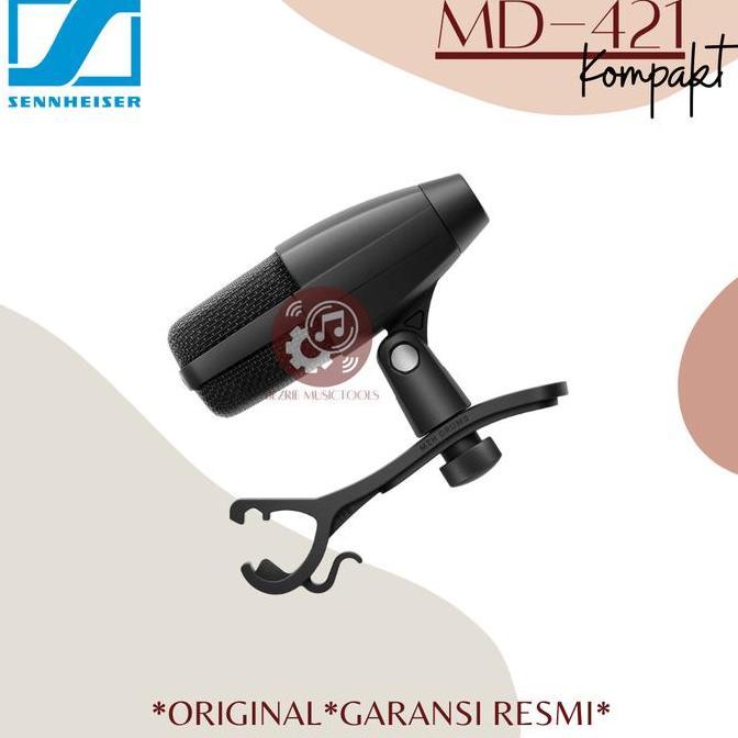 Sennheiser MD421 Kompakt with Drum Clamp Original MD 421 Kompakt