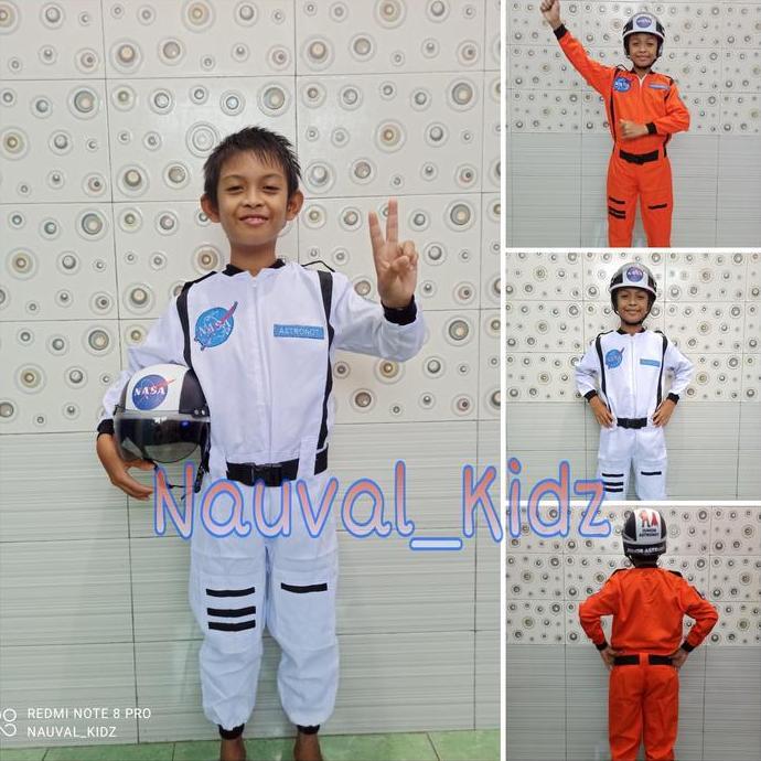 Baju Wearpack Anak Profesi Astronot + Helm