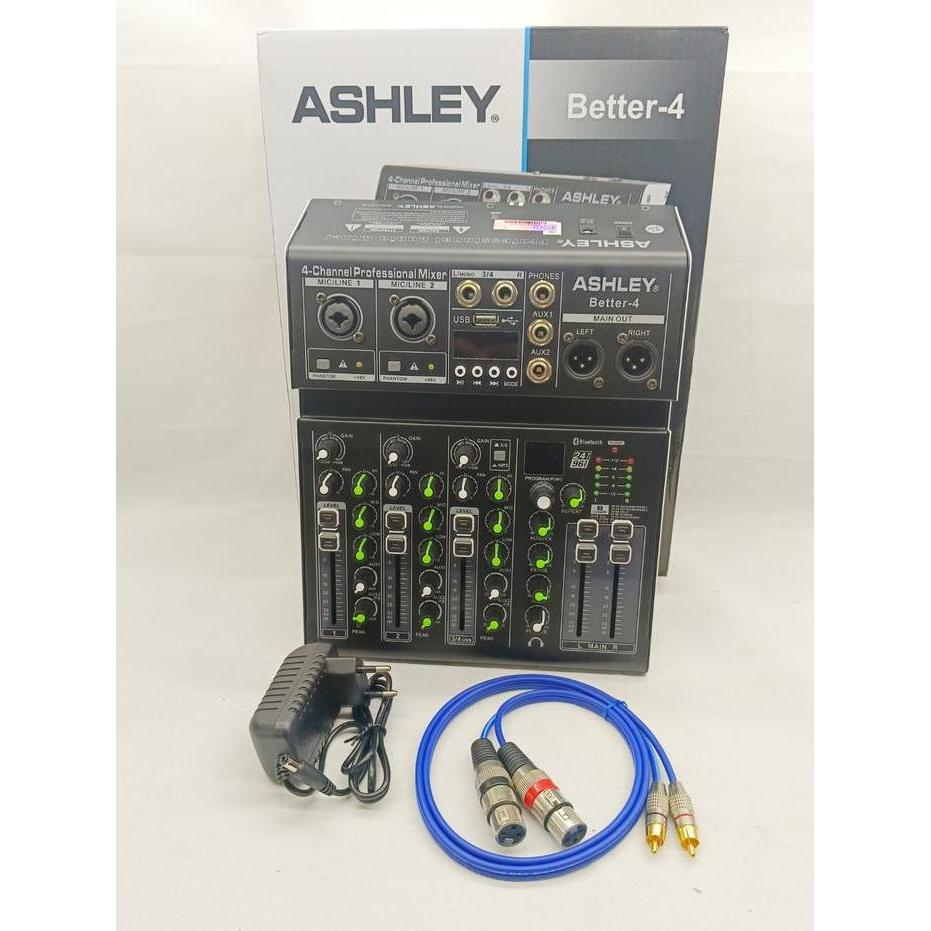 Mixer Ashley -4 Mixer Audio Ashley 4 Channel Original Soundcard Ready