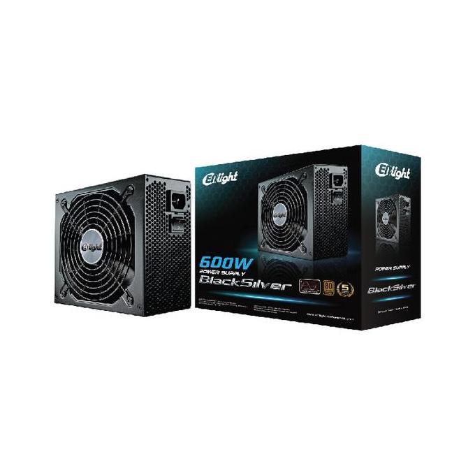 Enlight Black Silver 600 Watt 80+ Bronze | PSU 600W Original