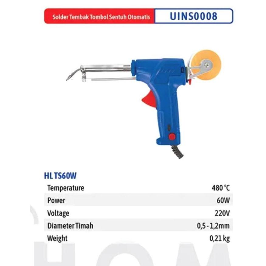 Miliki Hl Solder Listrik Tembak 60 80 Watt Timah Otomatis Iron Automatic Tin Gun Tekiro Dekko