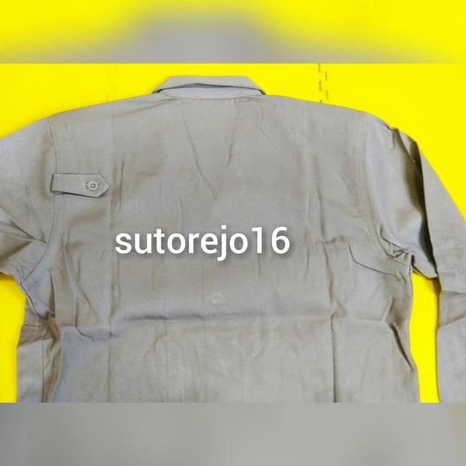 Seragam Baju Pdl Sus Jatah Polri Pembina Pramuka Lengan Panjang Coklat