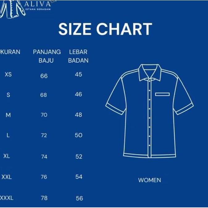 Raouniform Seragam Batik Wanita & Kemeja Atasan Pria Baju Kerja Kantor Cafe Restoran Kombinasi Batik