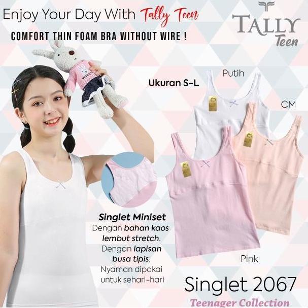 Miniset Tanktop TALLY 2067 Singlet Remaja Anak Perempuan