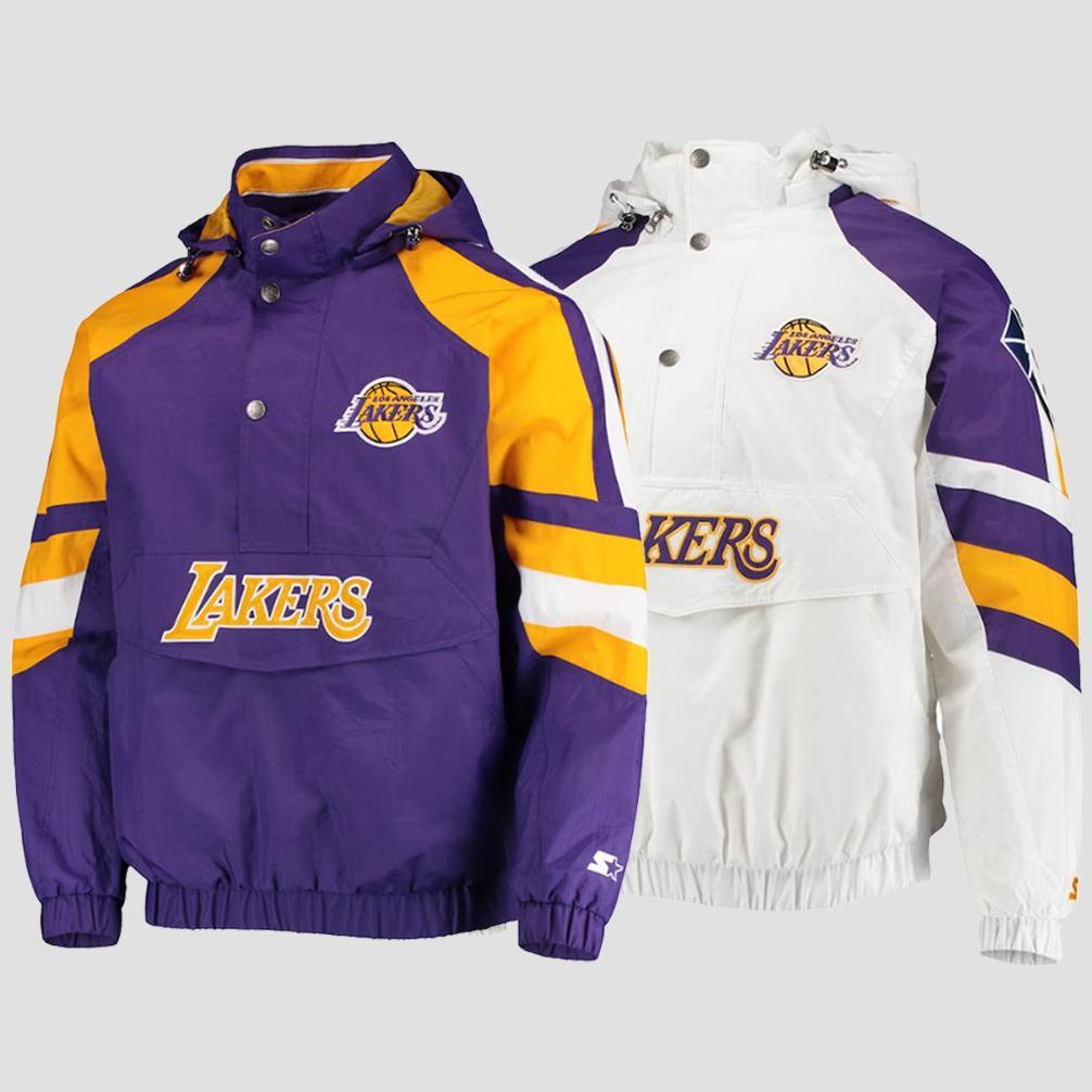 JUMPSHOT - Cagoule Jacket Anorak Casual Vintage Lakers Series