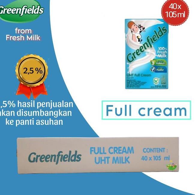 Greenfields Susu Sapi Segar Uht 105 Ml Fresh Milk