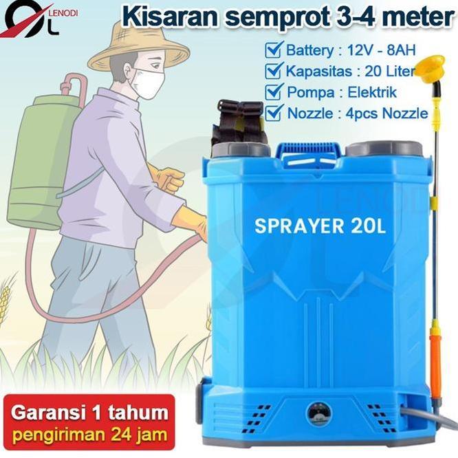 Sprayer Elektrik Este77920 Liter Alat Semprot Pertanian Elektrik Sprayer 20 Liter 8 Ahalat Semprot H
