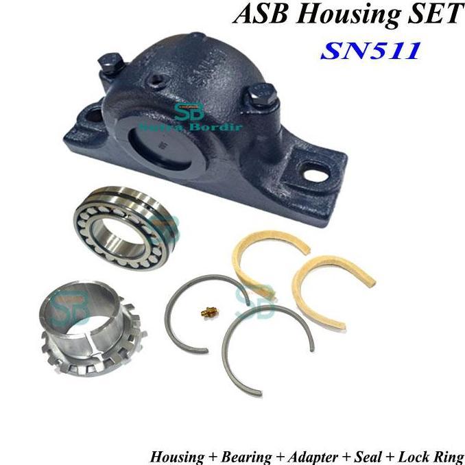 asb 511 asb sn511 complete set Housing Plummer ASB SN511 Complete Set Housing Bearing 22211CAKW33 Te