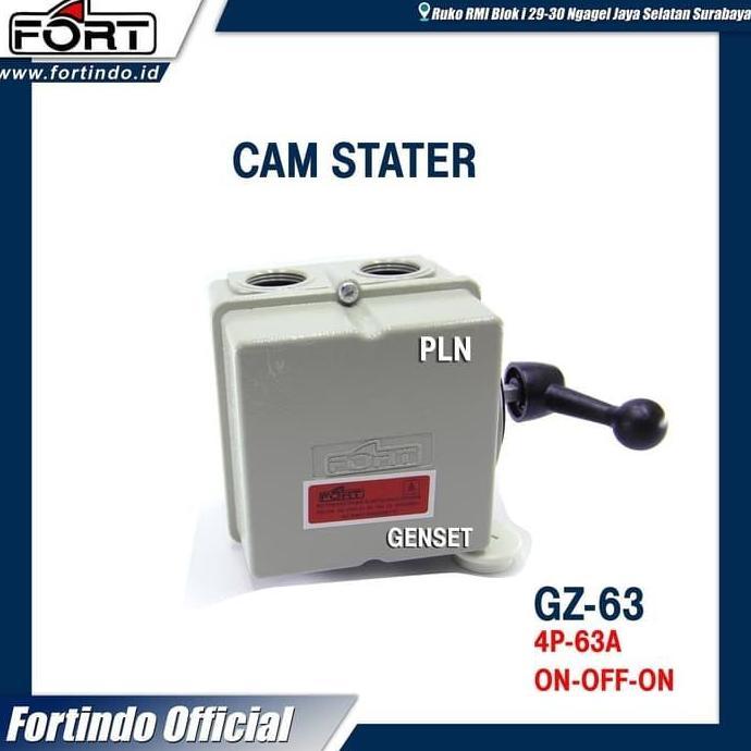 Cam Starter / OHM Saklar / COS / Genset / Handle 4P 63A GZ FORT
