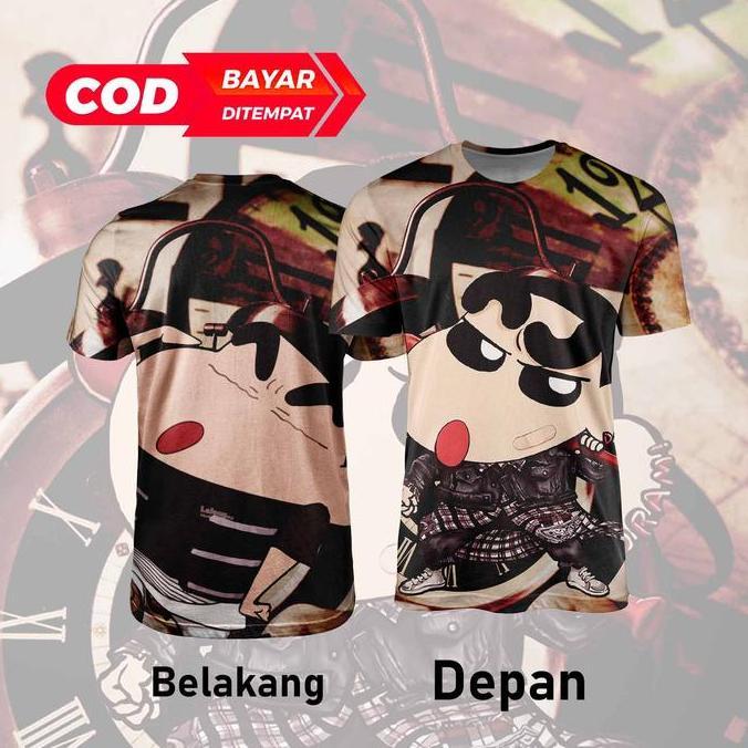 Kaos Fullprint AOP ANIME ShinChan VER 1 | Cartoon