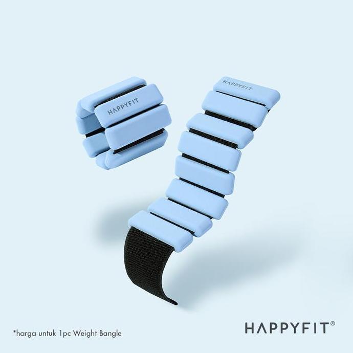 HAPPYFIT Weight Bangle Premium 0,5 KG - Pemberat Kaki dan Tangan untuk