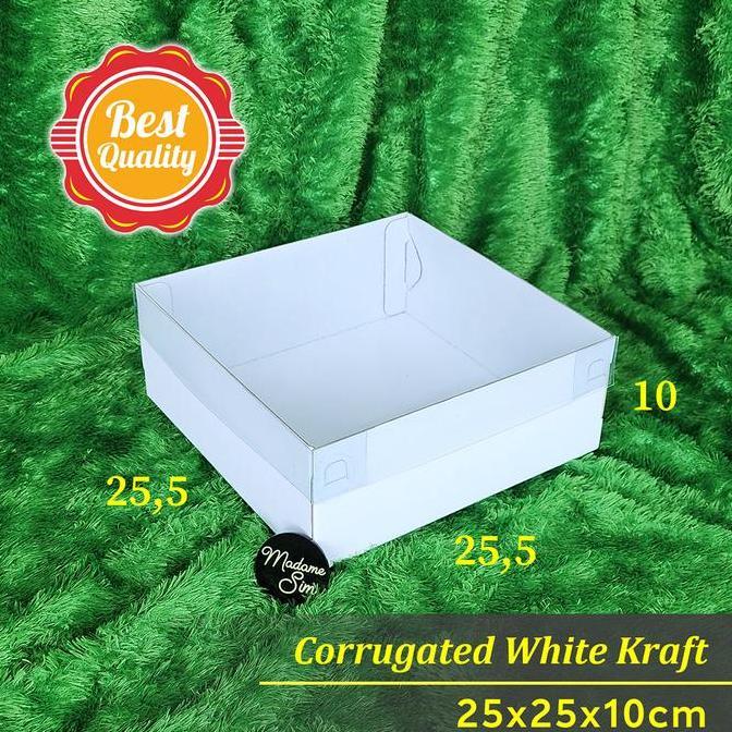 BOX MIKA - DUS KUE - KOTAK - KARDUS 25x25x10 - WK
