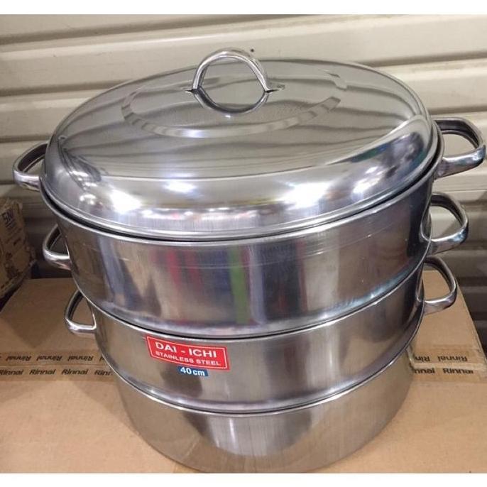 PANCI KUKUSAN DANGDANG STEAMER KUKUS STAINLESS SERBAGUNA BESAR