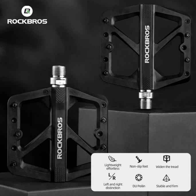 Rockbros Pedal Sepeda M906 Mtb gunung Roadbike Ultra light Non Slip