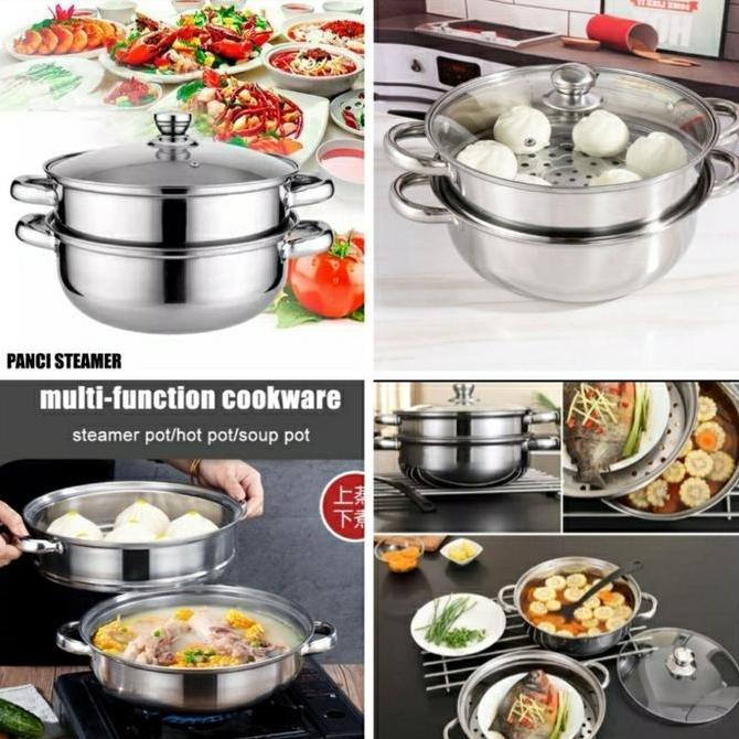 Royal star panci steamer stainless stell