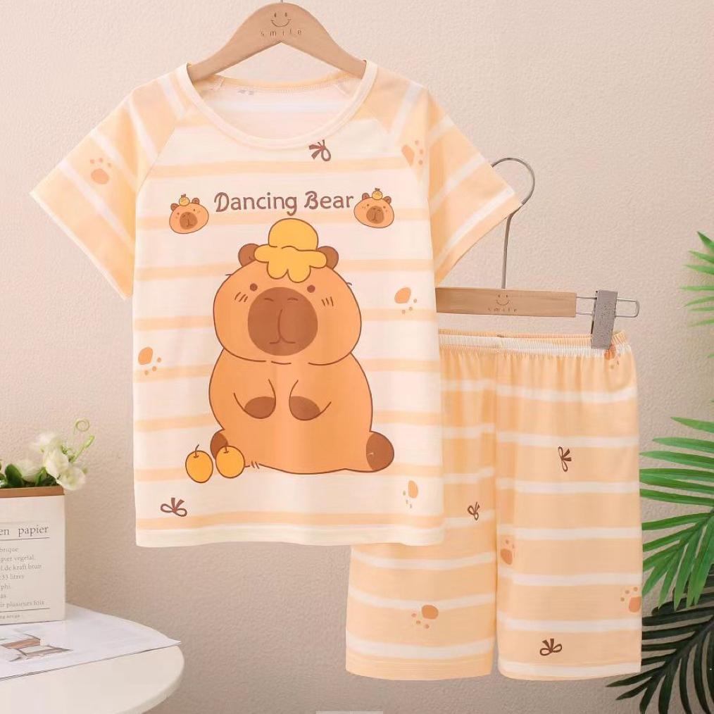 Setelan HP Tangan Pendek Celana Pendek Anak Import