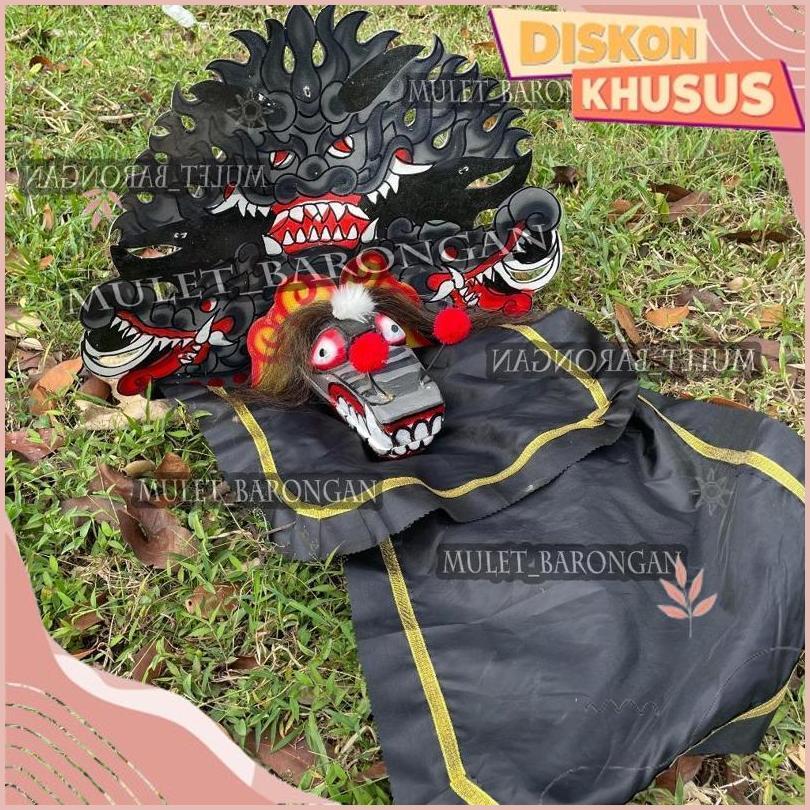 Asli Bagus Barongan Anak Caplokan Dengan Ukir Kayu Sengon No 1-5