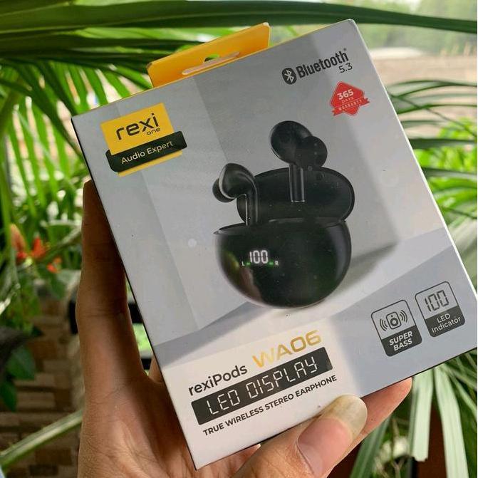 Rexipods Headset Bluetooth Rexi Wa06 LED Display