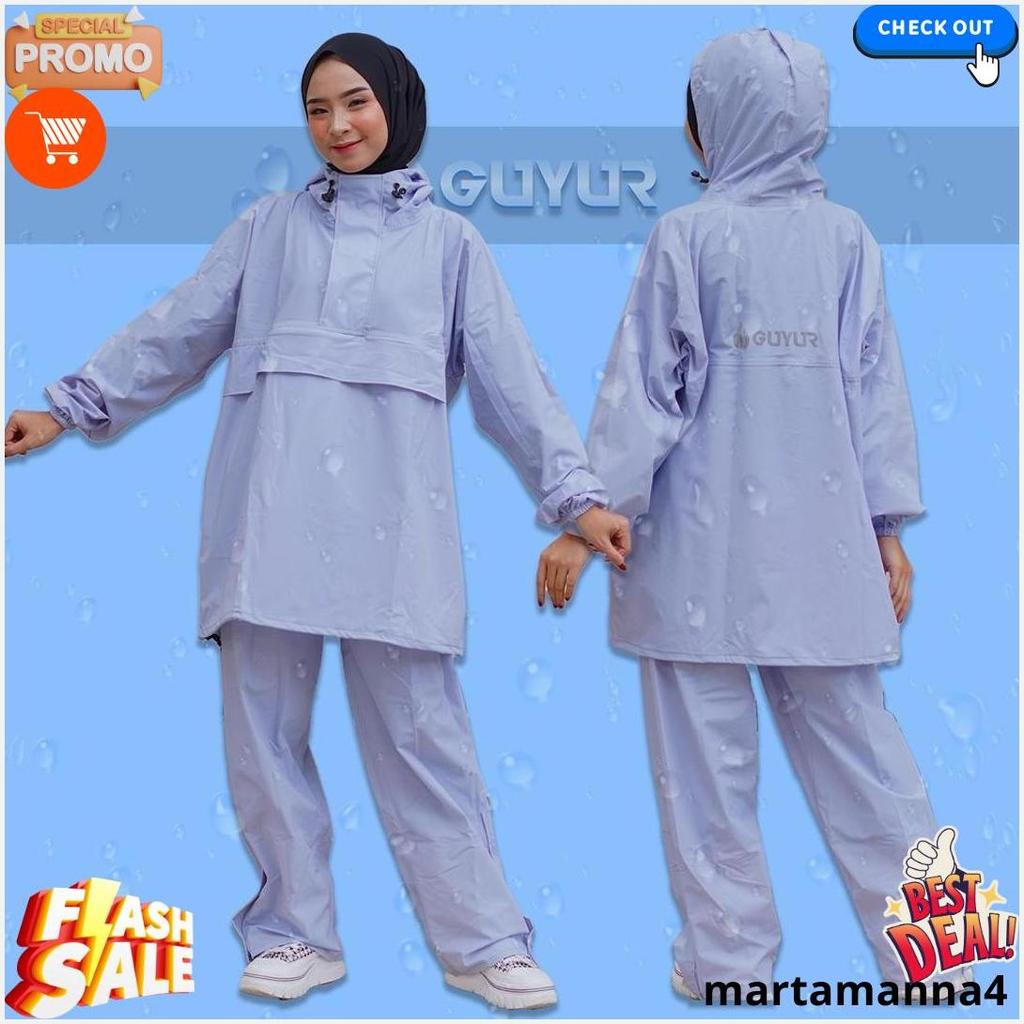 Jas Hujan Kangaroo Raincoat Saku Anti Bocor Kantung Kangguru Setelan Pria Wanita Dewasa Raincoat Ant