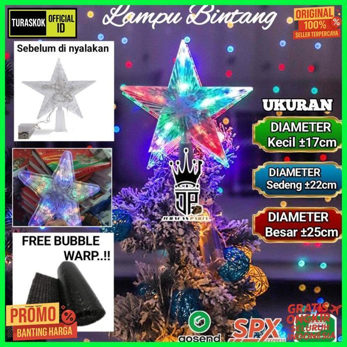 Diskon (Top Bintang)Lampu Top Bintang,Lampu Bintang Pucuk Pohon Natal,Lampu Bintang,Lampu Natal