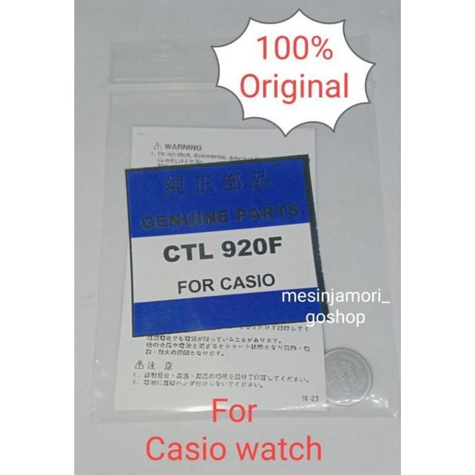 baterai solar CTL920F CTL920 Casio tough solar original