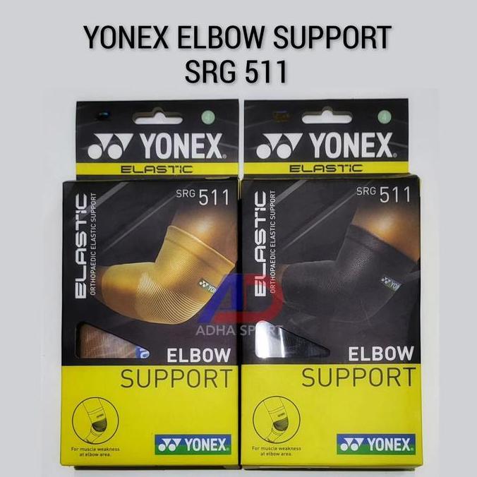 Yonex Elbow Support SRG 511 Elastic Deker Tangan Siku Badminton Bulutangkis Sport