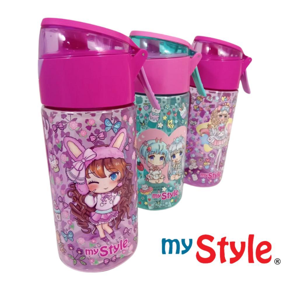 Murah My Style Tm 1172 Chibi Series Junior Mist Spray & Drink Tritan Bottle 450Ml For Girls - Botol 