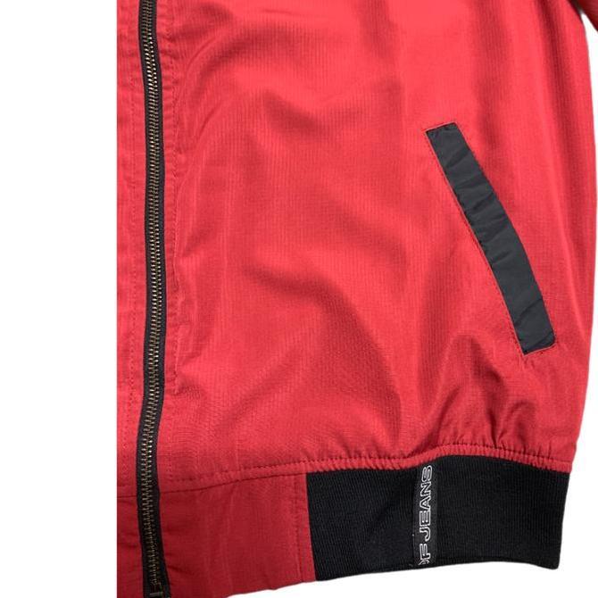 Grosir D&F Jaket Bomber Pria Unisex Parasut - Merah