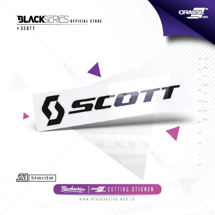 Cutting Sticker Sepeda Scott 02 Logo Kecil | Stiker sepeda | Scott